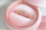 14 Karaat Gouden Ring Met Diamanten, Sieraden, Tassen en Uiterlijk, Ringen, Goud, 18 tot 19, Goud, Met edelsteen