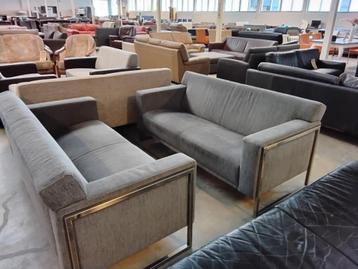 Montel banken, bankstel stof, 2x 175cm beschikbaar voor biedingen