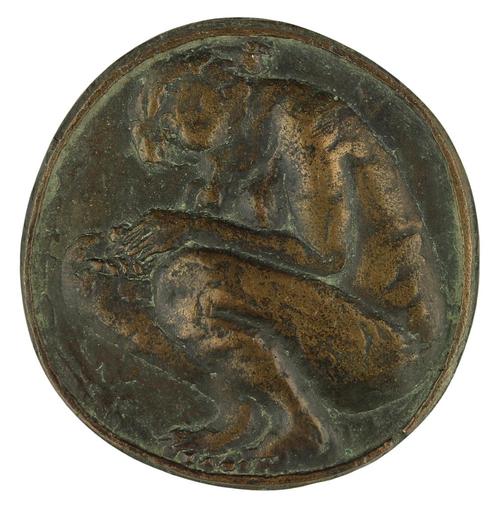 Reliëfs Adri van Rooijen : Jozef | De Dromer, 1985 (Deel 1), Postzegels en Munten, Penningen en Medailles, Brons, Nederland, Verzenden