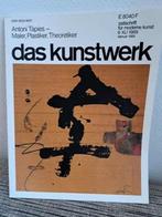 Das Kunstwerk (Zeitschrift) - special : ANTONI TÀPIES, Ophalen of Verzenden