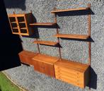 Vintage 60s Teak Deense Wall Unit H-G Furniture / retro, Huis en Inrichting, Kasten | Boekenkasten, Ophalen of Verzenden, Gebruikt