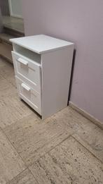 BRIMNES ikea nachtkastje wit, Huis en Inrichting, Kasten | Ladekasten, Ophalen, 1 of 2 laden, 50 tot 100 cm, Zo goed als nieuw