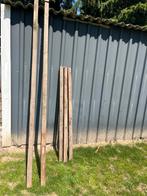 Geïmpregneerde tuinpalen, Tuin en Terras, Palen, Balken en Planken, Ophalen, Gebruikt, Minder dan 180 cm, Palen
