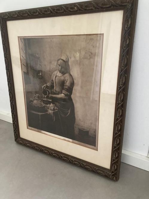 Photogravure Het Melkmeisje Roeloffzen-Hübner en van Santen, Antiek en Kunst, Kunst | Etsen en Gravures, Ophalen of Verzenden