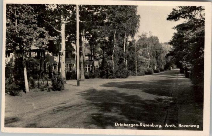 Driebergen Rijsenburg Arnh. Bovenweg zegel + st, Verzamelen, Ansichtkaarten | Nederland, Gelopen, Utrecht, 1940 tot 1960, Verzenden