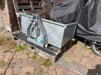 Gegalvaniseerde transportbak minitractor bijna nieuw, Tuin en Terras, Overige Tuin en Terras, Ophalen, Zo goed als nieuw