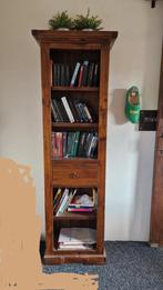 Boekenkast acaciahout 60 x 200 x 30 cm, Ophalen, Gebruikt, 50 tot 100 cm, Met lade(s)