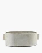 Serax Ovale Plantenbak L Grijs Beton, Minder dan 30 cm, Minder dan 60 cm, Nieuw, Ophalen of Verzenden