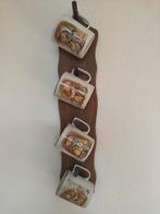 Houten Rek met Hummel Mokken, Ophalen, Gebruikt, Mand, Overige vormen