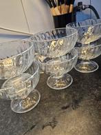 Set van 6 glazen schaaltjes, Ophalen of Verzenden, Zo goed als nieuw, Overige typen