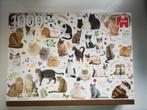 Puzzel 1000 stukjes - Franciens Katten - Kattenposter, Ophalen of Verzenden, Zo goed als nieuw