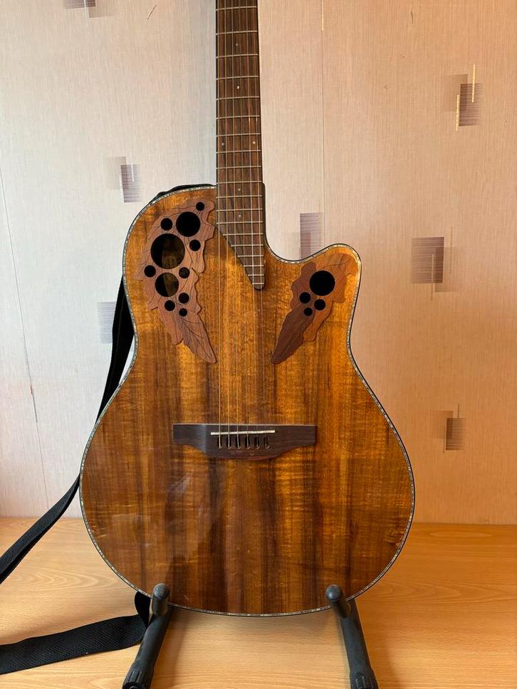 Ovation Gitaar - Topconditie!, Muziek en Instrumenten, Snaarinstrumenten | Gitaren | Akoestisch, Zo goed als nieuw, Western- of Steelstringgitaar