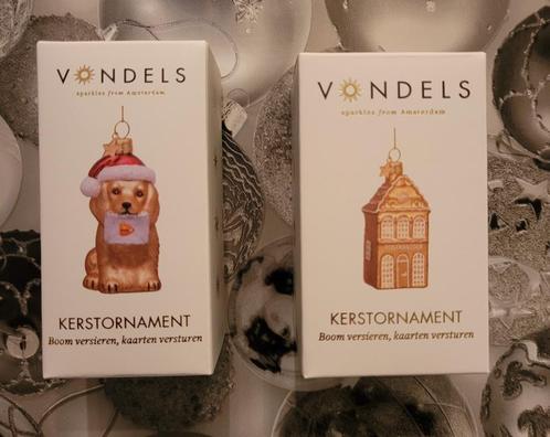 KERSTORNAMENT Huisje en Hond, van VONDELS, 2022 en 2023, Diversen, Kerst, Nieuw, Ophalen of Verzenden