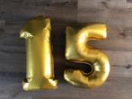 GRATIS af te halen cijfer ballonnen 15!, Ophalen, Zo goed als nieuw, Versiering, Verjaardag