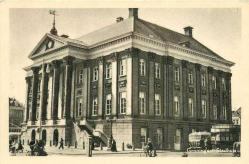 (300-112-021) Groningen Stadhuis, Verzamelen, Ansichtkaarten | Nederland, Groningen, Verzenden