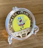 Spongebob 24kt goud vergulde verzamelmunt +standaard (3, Ophalen of Verzenden, Nieuw, Tv, Overige typen