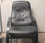 GRATIS LUXE LEREN FAUTEUIL / STOEL / VOOR STUDENT OF MANCAVE, Huis en Inrichting, Ophalen, Gebruikt, Leer