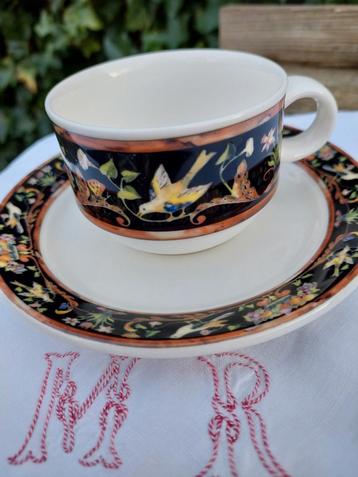 Villeroy & Boch - Intarsia serie - kop en schotel beschikbaar voor biedingen
