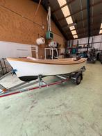 Boot incl trailer en motor 5m, Watersport en Boten, Vis- en Consoleboten, Gebruikt, Tot 10 pk, Ophalen of Verzenden, 3 tot 6 meter