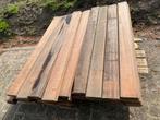 Hardhouten planken/staldelen beschoeiing, Doe-het-zelf en Verbouw, Nieuw, Plank, Ophalen of Verzenden, 25 tot 50 mm