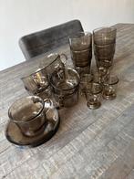 Vintage Arcoroc servies onderdelen, Huis en Inrichting, Keuken | Servies, Ophalen, Gebruikt, Glas, Overige stijlen