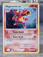 Magmortar 12/123 - Pokemon Mysterious Treasures (Hologram), Ophalen, Zo goed als nieuw, Losse kaart, Foil