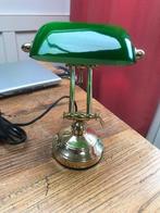zeer nette bankiers lamp/ notarislamp, zgan, Ophalen of Verzenden, Zo goed als nieuw, Glas, Minder dan 50 cm
