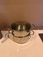 Ernesto Stoompan / Kookpan - 21cm, Huis en Inrichting, Keuken | Potten en Pannen, Ophalen of Verzenden, Gebruikt, Rvs, Kookpan of Snelkookpan