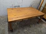 Houten Salontafel 130 l x 80 b  x 56 h, Ophalen, Gebruikt, 100 tot 150 cm, Grenenhout