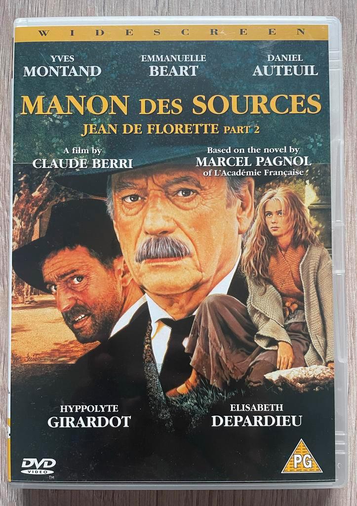 DVD Manon Des Sources Jean De Florette Part 2 Yves Montand, Cd's en Dvd's, Dvd's | Klassiekers, Gebruikt, Alle leeftijden, Ophalen of Verzenden