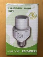 EcoSavers Lampbase Timer (lampvoet tijdschakelaar) E27, Doe-het-zelf en Verbouw, Ophalen of Verzenden, Nieuw