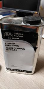 Refined lineseed oil (lijnzaadolie) van Windsor & Newton, Ophalen, Zo goed als nieuw