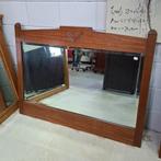 Art Deco geslepen spiegel 110x86 cm, Ophalen, Rechthoekig, 100 tot 150 cm, Minder dan 100 cm