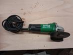 Hitachi G13SD 125mm haakse slijper 800 Watt, Ophalen of Verzenden, Gebruikt, 700 tot 1000 watt, Haakse handslijpmachine