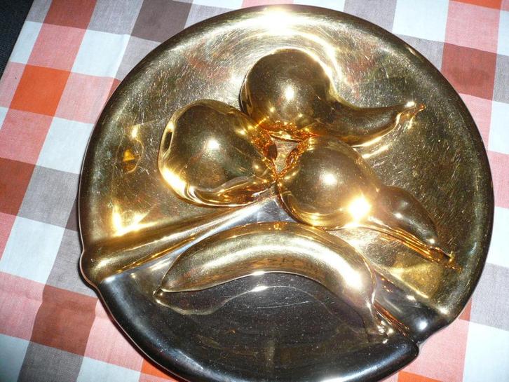 Fruitschaal met fruit van Oro Zecchino, Antiek en Kunst, Curiosa en Brocante, Ophalen of Verzenden