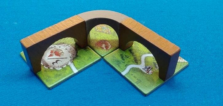 Carcassonne curved bridge, Hobby en Vrije tijd, Gezelschapsspellen | Bordspellen, Zo goed als nieuw, Ophalen of Verzenden