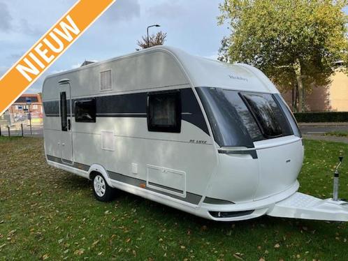 Hobby De Luxe 490 KMF Nieuw!! TOPaanbieding, Caravans en Kamperen, Caravans, Bedrijf, tot en met 6, Overige, Hobby, Dwarsbed, Dwars-stapelbed