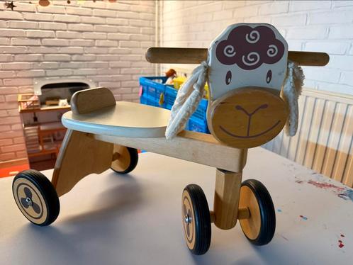 Loop schaap, Kinderen en Baby's, Speelgoed | Houten speelgoed, Gebruikt, Verzenden