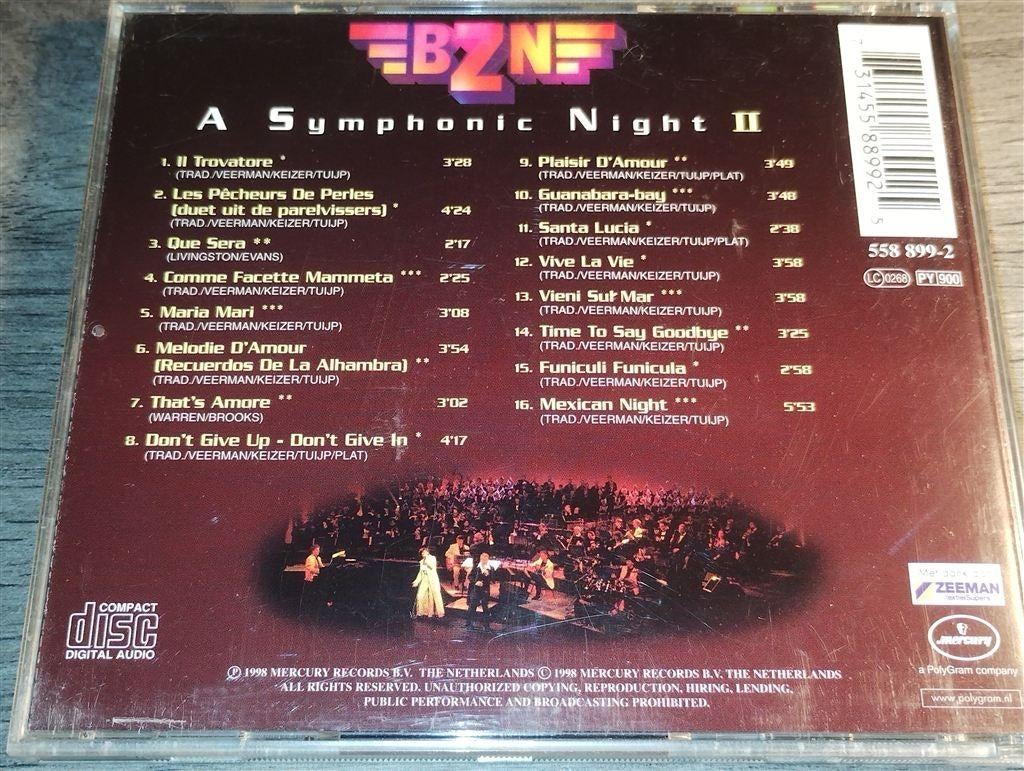 BZN - A Symphonic Night II, Cd's en Dvd's, Ophalen of Verzenden, Zo goed als nieuw