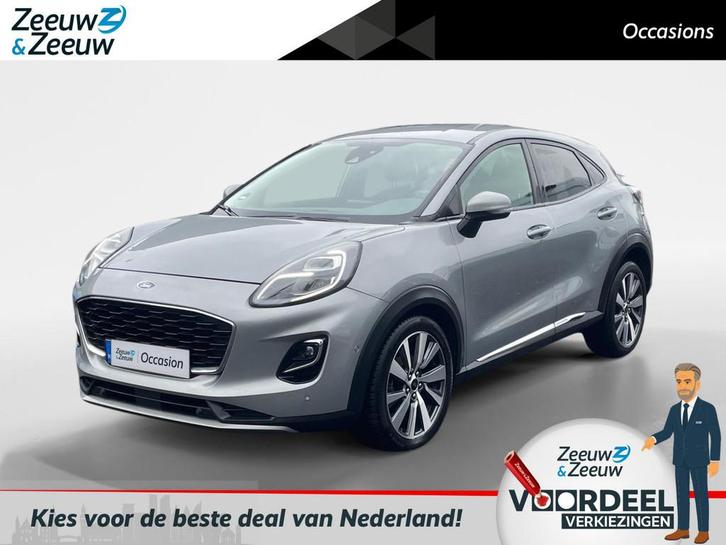 Ford Puma 1.0 EcoBoost Titanium X 125pk automaat | Stoel- st, Auto's, Ford, Bedrijf, Te koop, Puma, ABS, Achteruitrijcamera, Adaptive Cruise Control