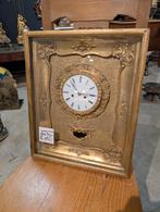 Antieke schilderij klok. 35x42 cm. €165., Ophalen