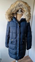 Bershka winterjas, maat S, Kleding | Dames, Blauw, Maat 36 (S), Gedragen, Bershka