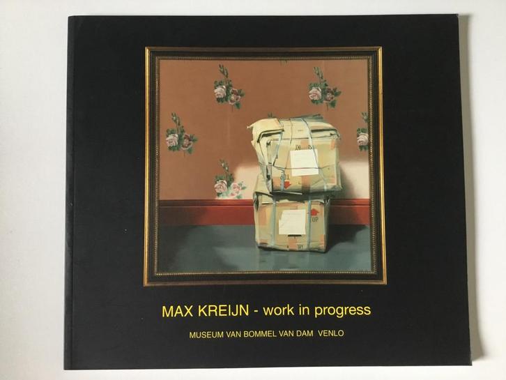 Max Kreijn - work in progress, Boeken, Kunst en Cultuur | Beeldend, Zo goed als nieuw, Schilder- en Tekenkunst, Ophalen of Verzenden