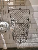 Nieuwe metalen opberg mandjes, uien mandjes Clayre & Eef, Mand, Belle Vieille Brocante, Nieuw, Ophalen of Verzenden