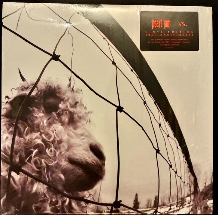 Pearl Jam - VS (Ten Club, Orange w/ White Swirls 2LP, US), Cd's en Dvd's, Vinyl | Rock, Zo goed als nieuw, Alternative, 12 inch