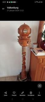 Handgemaakte Duikhelm met Verlichting, Ophalen, Gebruikt, Maritiem, Glas