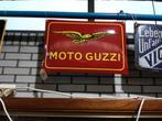 Moto Guzzi Emaille Reclamebord - Uitstekende Staat, Ophalen of Verzenden