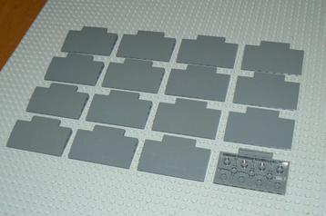 L539 Gebogen stenen 5x8 nieuwe kleur donker grijs 16 st. beschikbaar voor biedingen