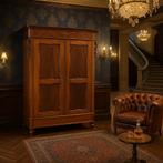 Prachtige authentieke Biedermeier meidenkast 1890, Ophalen, Kast, 105 cm of meer, Voetruimte