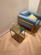 Mooie goude en groen tafel, Ophalen, Minder dan 45 cm, Minder dan 55 cm, Gebruikt